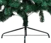 vidaXL Sztuczna pół choinka ze stojakiem Zielona 120 cm PVC Podgląd zdjęcia produktu 15