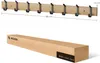 ACAZA Garderobe - 16 Haken - 88 cm - Helles Eichenholz - Produktbild-Vorschau 8
