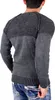 Reslad Strickpullover Herren Two Tone Rundhals Pullover Produktbild-Vorschau 2