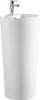 Mexen Rena lavabo a colonna 40 x 40 cm, bianco - 26014000 Anteprima dell’immagine prodotto 1