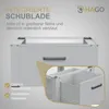 HAGO24 Waschmaschinenuntergestell 63x54x31,5cm Weiß Stahl Produktbild-Vorschau 3