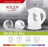 Adler | Kanvica | AD 08 | Štandard | 850 W | 1 l | Plast | Náhľad obrázku produktu 8