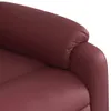 Fauteuil inclinable Rouge bordeaux Similicuir Voir les images du produit 8
