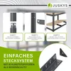 Juskys Lagerregal Basic 4er Set 180x90x40 cm - max. 3500 kg Produktbild-Vorschau 4
