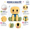 wiztex Blox Buddy Gelb Plüschtier - 22 cm YouTube Video Produktbild-Vorschau 4