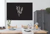 MuchoWow® Poster Pflanzen - Blumenstrauß - Strichzeichnung Produktbild-Vorschau 3