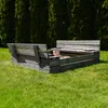 MAMOI pieskovisko s krytom 120x120 | Impregnované drevené Náhľad obrázku produktu 3