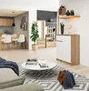 Kommode AKORD K80 Sonoma-Eiche 80 cm 2 Türen Schublade 4 Produktbild-Vorschau 6