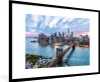 MuchoWow® Gerahmtes Poster New York - Brooklyn Bridge - Produktbild-Vorschau 1