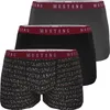 Three pairs of men's boxer shorts are stacked on top of each other. Produktbild-Vorschau