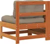 vidaXL Gartensofa mit Armlehne und Kissen Wachsbraun Produktbild-Vorschau 6