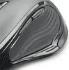 A close-up view of the side and top of a black computer mouse. Anteprima dell’immagine prodotto