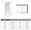 AICA 76x195cm Walk in Dusche 6mm NANO ESG für Duschwand Produktbild-Vorschau 6