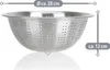 com-four®: Colador doble para la cocina, fabricado en acero Vista previa de la imagen del producto 6