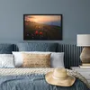 MuchoWow® MuchoWow® Gerahmtes Poster Blumenfeld - Gras - Produktbild-Vorschau 4