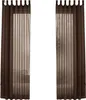 2er-Pack Gardinen Transparent Vorhang Set Wohnzimmer Voile Produktbild-Vorschau 2
