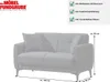 Schlafsofa Schlafcouch anthrazit 138 cm mit Bettkasten - Produktbild-Vorschau 3