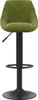 A single green bar stool with a black base is shown against a white background. Náhled obrázku produktu