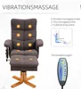 HOMCOM Relaxsessel Massagesessel mit Fußhocker Produktbild-Vorschau 4