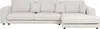 BELIANI Ecksofa Cremeweiß Stoff L-förmig 4-Sitzer Sofa mit Produktbild-Vorschau 1