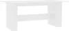 A white dining table on a white background. Produktbild-Vorschau