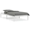 vidaXL Rama łóżka metalowa biała 107x203 cm Podgląd zdjęcia produktu 1