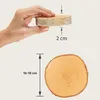 Kleine 16 cm Baumscheiben 10er Pack zum Holz-Deko Basteln Produktbild-Vorschau 3