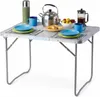 XL Alu Klapptisch Campingtisch Beistelltisch Gartentisch Camping 80x60x68cm Produktbild-Vorschau