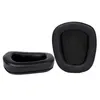 Two black ear pads for headphones are shown against a white background. Produktbild-Vorschau