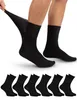 6x Socken Uni für Diabetiker und ohne Gummibund Schwarz Gr. Produktbild-Vorschau 6