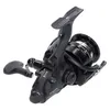 A black fishing reel is shown against a white background. Produktbild-Vorschau