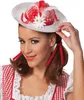 Weißer hut Hut  für Damen Damenhut Bayern Wiesn rot Produktbild-Vorschau 4