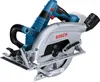A cordless circular saw is shown against a white background. Podgląd zdjęcia produktu