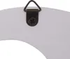 A close-up of a wall-mounted hook with a screw on a white surface. Produktbild-Vorschau