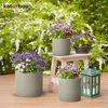 KOTARBAU® Blumentopf Keramik groß Zylinder Ethno ⌀ 16 cm Produktbild-Vorschau 2
