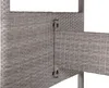 BELIANI Gartentisch mit Glasplatte Grau aus Polyrattan 145 Produktbild-Vorschau 9