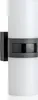 A modern outdoor wall light with a motion sensor. Produktbild-Vorschau