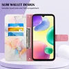 Redmi 10A Hülle, Marmor Motiv Kunstleder Tasche Wallet Produktbild-Vorschau 4