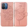 Lederhülle für Xiaomi Redmi 12C /Poco C55 Schmetterling Produktbild-Vorschau 2