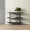 Konzolový stolík 'Enebakk' Stojaci regál 70x90x32cm čierny Náhľad obrázku produktu 2