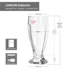 6x LONDON pojemniki na lody z podstawką 350ml przezroczyste Podgląd zdjęcia produktu 6