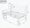 MODFU Kinderbett 90x200 Niedriges Hochbett mit Produktbild-Vorschau 7