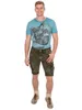 HECTOR CARGO Trachtenhose Army mit Trachtenknöpfen, breitem Produktbild-Vorschau 6