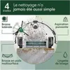 An image showing the underside of a robot vacuum cleaner with various features highlighted by text and icons. Anteprima dell’immagine prodotto