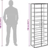 " "Schuhschrank/Flurschuhregal Skandinavisch - Schuhkommode Produktbild-Vorschau 5