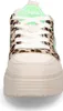 Buffalo Vectra Low - Cream / Grün / Leo Kunstleder : Normal Produktbild-Vorschau 11