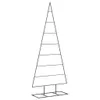 vidaXL Metall-Weihnachtsbaum für Dekorationen Schwarz 150 Produktbild-Vorschau 1