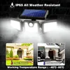 Luce solare, lampada solare a tre lati, lampada a LED, Anteprima dell’immagine prodotto 16