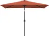vidaXL Ombrellone con asta in metallo 300x200 cm terracotta Anteprima dell’immagine prodotto 7