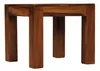 Wohnling Sheesham Couchtisch Massiv 45 x 45 cm Massivholz; Produktbild-Vorschau 4